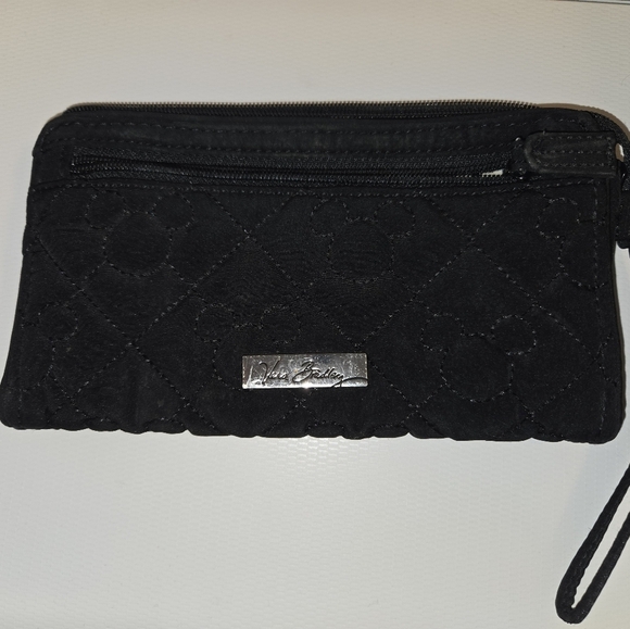 Vera Bradley BUNDLE Black Mickey Disney Quilted Women's Wallet and a Coin Purse! - Picture 2 of 10